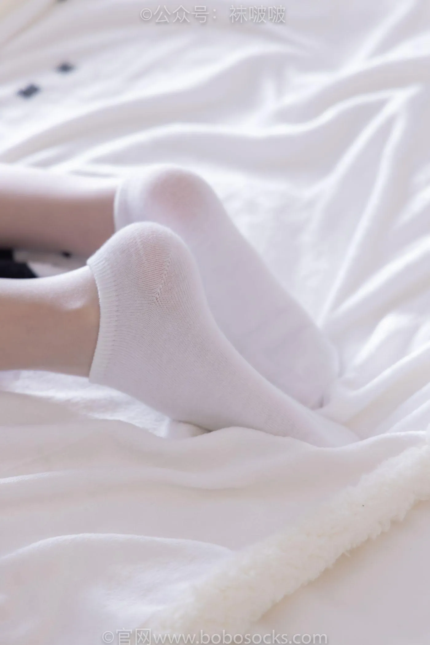 [BoBoSocks袜啵啵]NO.037 稚予-帆布鞋、短白棉袜、白丝 [136P]插图6
